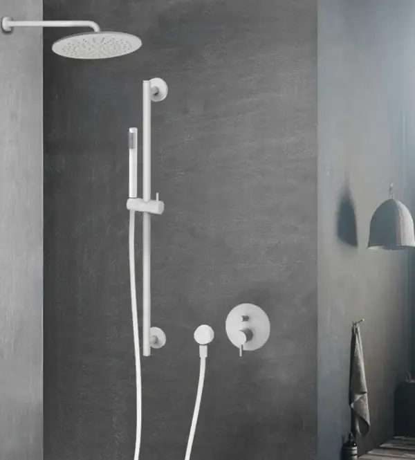 Верхний душ Ø 225 мм Paffoni Light (цвет - белый матовый) (ZSOF074BO) фото 2 Aquada.com.ua Верхний душ Ø 225 мм Paffoni Light (цвет - белый матовый) (ZSOF074BO) фото 2 Aquada.com.ua