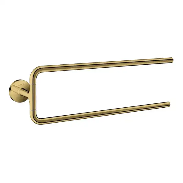 Тримач для рушників Axor Universal Circular 49 см поворотний подвійний, Polished Gold Optic (42822990) Тримач для рушників Axor Universal Circular 49 см поворотний подвійний, Polished Gold Optic (42822990)