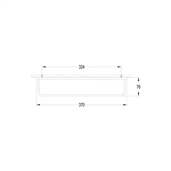 рушникотримач Omnires Darling black (DA70230BL)