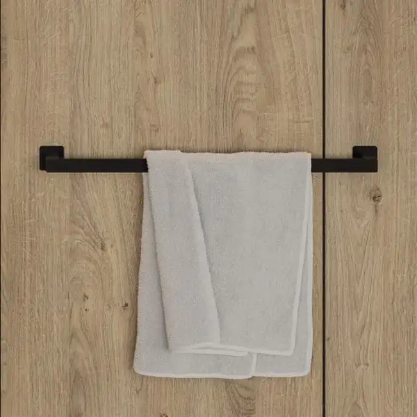 тримач для рушників Omnires Nelson black mat (NL80216BL) тримач для рушників Omnires Nelson black mat (NL80216BL)
