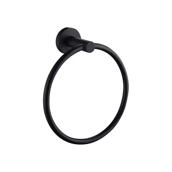 Рушникотримувач кільце REA MIST 05 BLACK чорний (REA-80028) Рушникотримувач кільце REA MIST 05 BLACK чорний (REA-80028)