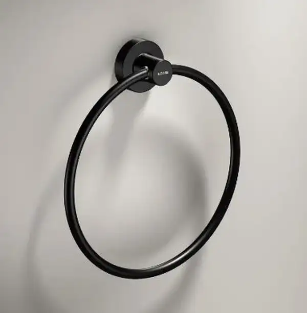 Рушникотримувач Sonia Tecnoproject Black 210х230х41 мм, чорний (166220) Рушникотримувач Sonia Tecnoproject Black 210х230х41 мм, чорний (166220)