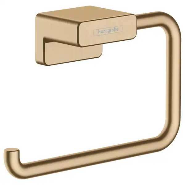 Бумагодержатель без крышки Hansgrohe AddStoris (цвет - матовая бронза) (41771140) фото 1 Aquada.com.ua Бумагодержатель без крышки Hansgrohe AddStoris (цвет - матовая бронза) (41771140) фото 1 Aquada.com.ua