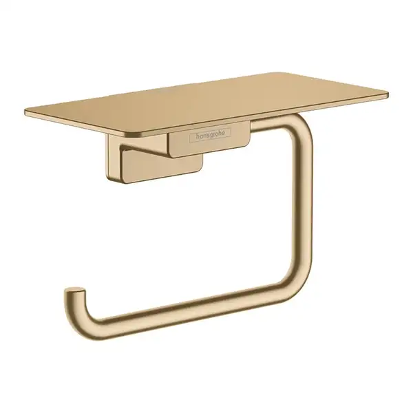 Тримач туалетного паперу Hansgrohe AddStoris з поличкою, Brushed Bronze (41772140) Тримач туалетного паперу Hansgrohe AddStoris з поличкою, Brushed Bronze (41772140)