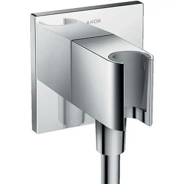 Шланговое під'єднання Axor Fixfit Porter Square з власником, хром (36734000)
