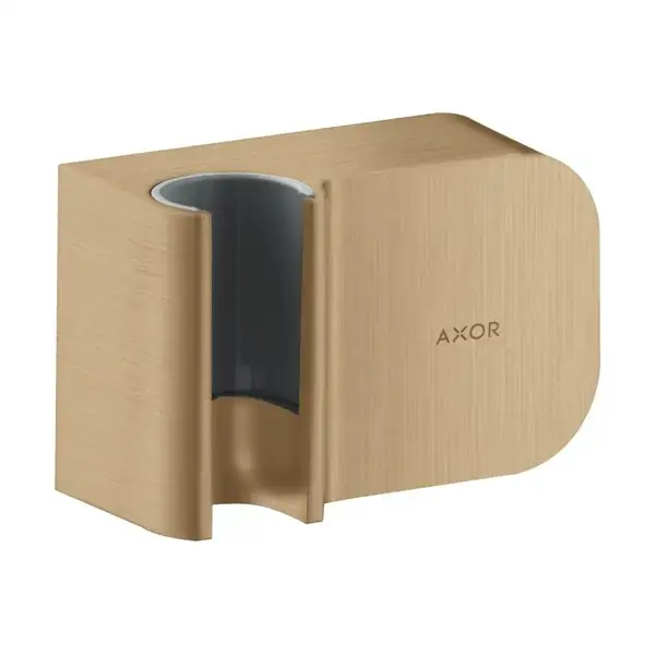 Шлангове з'єднання Axor Fixfit Porter One з тримачем, Brushed bronze (45723140) Шлангове з'єднання Axor Fixfit Porter One з тримачем, Brushed bronze (45723140)
