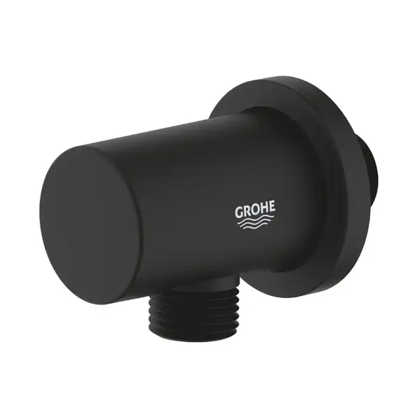 Шлангове приєднання Grohe Rainshower, чорний матовий (22118KF0) Шлангове приєднання Grohe Rainshower, чорний матовий (22118KF0)