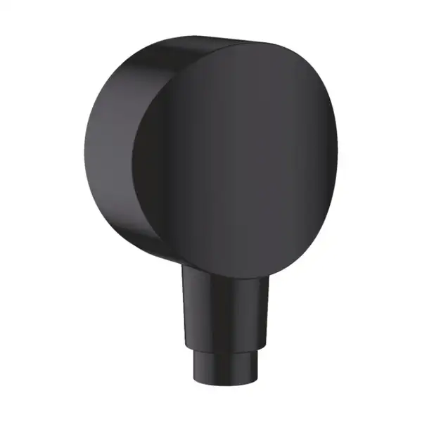 Шлангове підключення Hansgrohe FixFit S зі зворотним клапаном, чорний матовий (26453670) Шлангове підключення Hansgrohe FixFit S зі зворотним клапаном, чорний матовий (26453670)