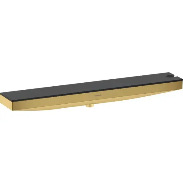Настенный держатель Porter 500 с полкой правый Hansgrohe Porter E (цвет - шлифованная бронза) 26858140 Настенный держатель Porter 500 с полкой правый Hansgrohe Porter E (цвет - шлифованная бронза) 26858140