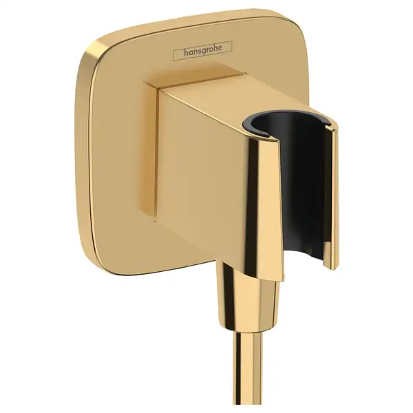 Шлангове з'єднання з тримачем Hansgrohe FixFit Q (колір - поліроване золото) 26887990 Шлангове з'єднання з тримачем Hansgrohe FixFit Q (колір - поліроване золото) 26887990