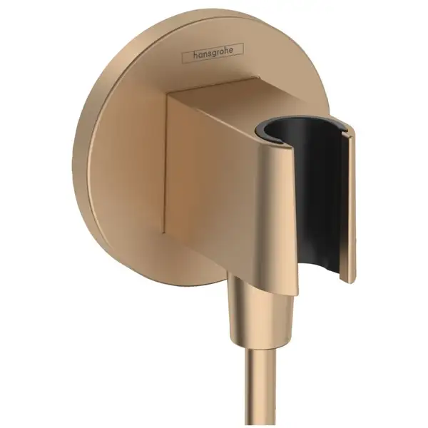 Шлангове підключення Hansgrohe FixFit Porter S із тримачем, Brushed Bronze (26888140) Шлангове підключення Hansgrohe FixFit Porter S із тримачем, Brushed Bronze (26888140)