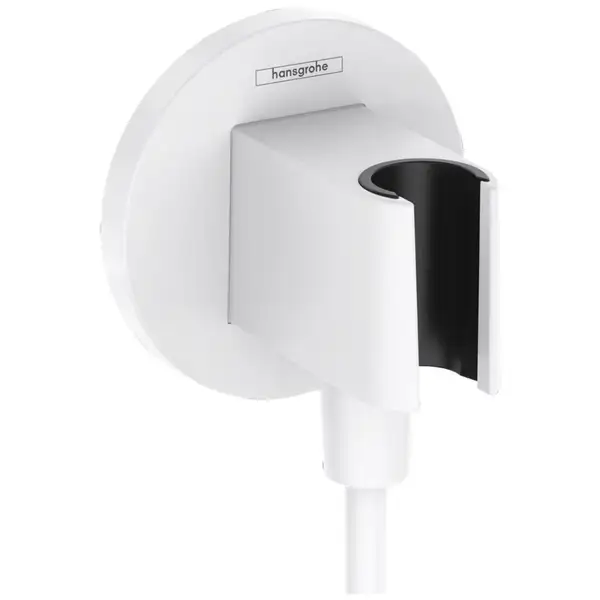 Шлангове підключення Hansgrohe FixFit Porter S з тримачем, Matt White (26888700) Шлангове підключення Hansgrohe FixFit Porter S з тримачем, Matt White (26888700)