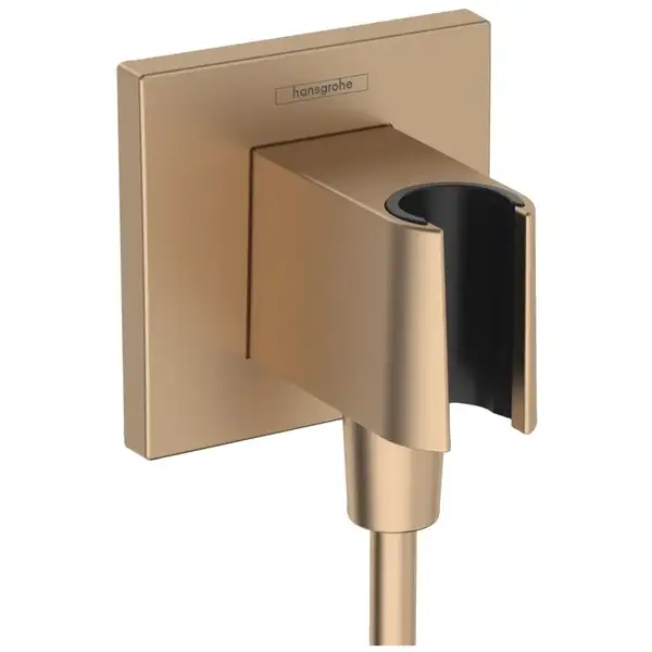 Шлангове підключення Hansgrohe FixFit Porter E з тримачем, Brushed Bronze (26889140) Шлангове підключення Hansgrohe FixFit Porter E з тримачем, Brushed Bronze (26889140)