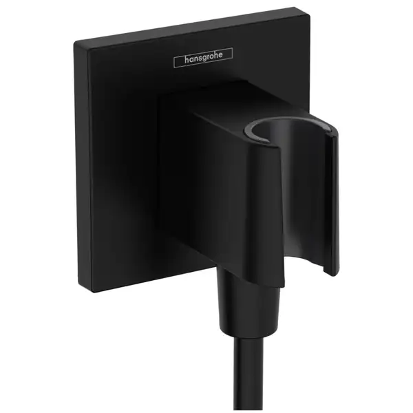 Шлангове приєднання Hansgrohe FixFit Porter E з тримачем, Matt Black (26889670) Шлангове приєднання Hansgrohe FixFit Porter E з тримачем, Matt Black (26889670)