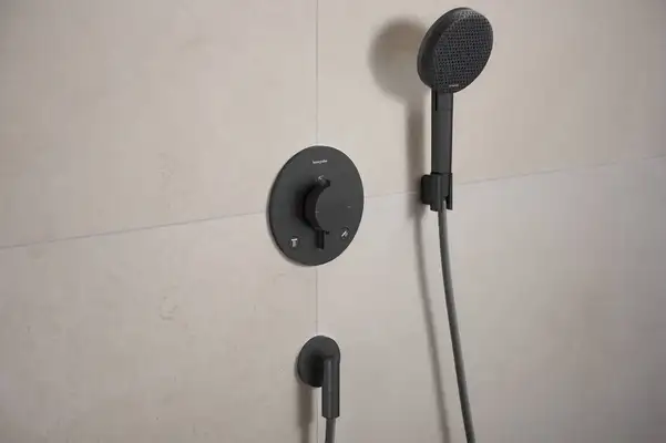 Шлангове приєднання Hansgrohe Fixfit Fine S (колір - шліфований чорний хром)  28882340