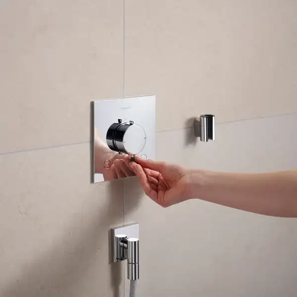 Шлангове приєднання Hansgrohe Fixfit Fine E (колір - хром) 28883000 Шлангове приєднання Hansgrohe Fixfit Fine E (колір - хром) 28883000