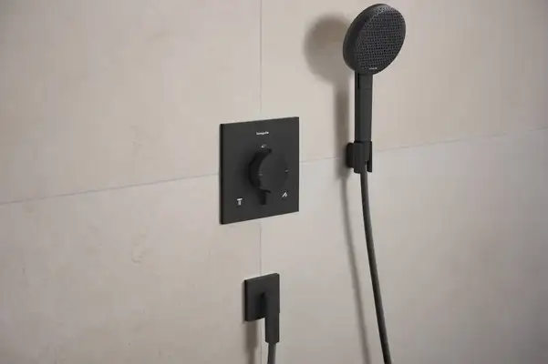 Шлангове приєднання Hansgrohe Fixfit Fine E (колір - чорний матовий) 28883670 Шлангове приєднання Hansgrohe Fixfit Fine E (колір - чорний матовий) 28883670