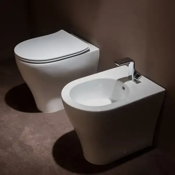 Унітаз підлоговий Flaminia APP 52x36 h43 см з системою Goclean, Cenere matt (AP117G) (AP117GCEN)
