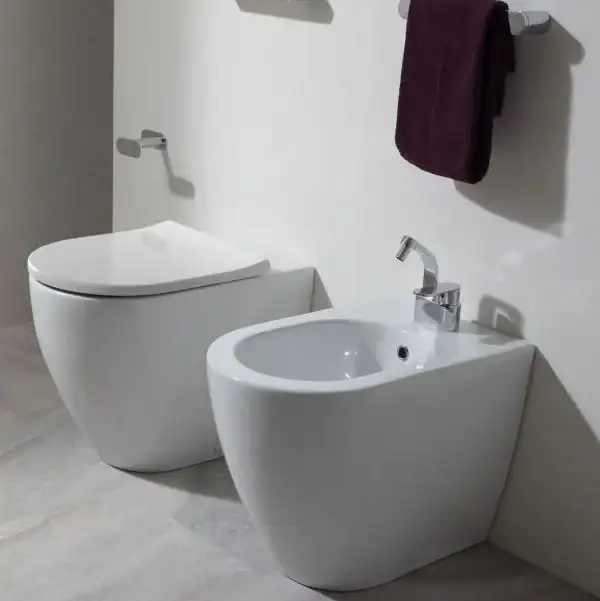 Унітаз підлоговий Flaminia Link із системою Goclean, latte milky white matt (LK117G) (LK117GLAT)