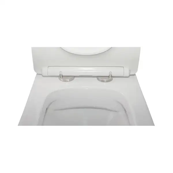 Чаша унітазу-компакту Mixxus Quadro-0403-R Bowl 640х360х835 Rimless без сидіння (MI8341)