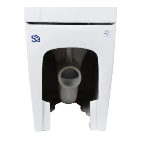 Чаша унітазу-компакту Mixxus Premium Quadro-0401-T1 Bowl 610х365х825 Tornado 1.0 без сидіння (MI834 (MI8343)