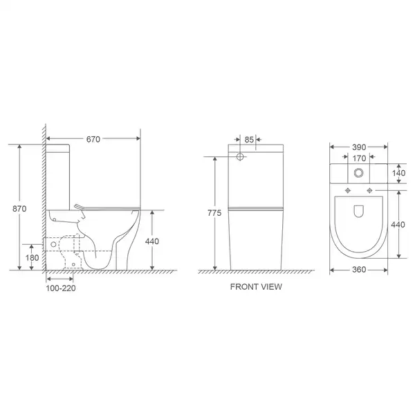 MIXXUS PREMIUM WAVE-0403-R Унітаз-компакт, білий (MP6606) MIXXUS PREMIUM WAVE-0403-R Унітаз-компакт, білий (MP6606)