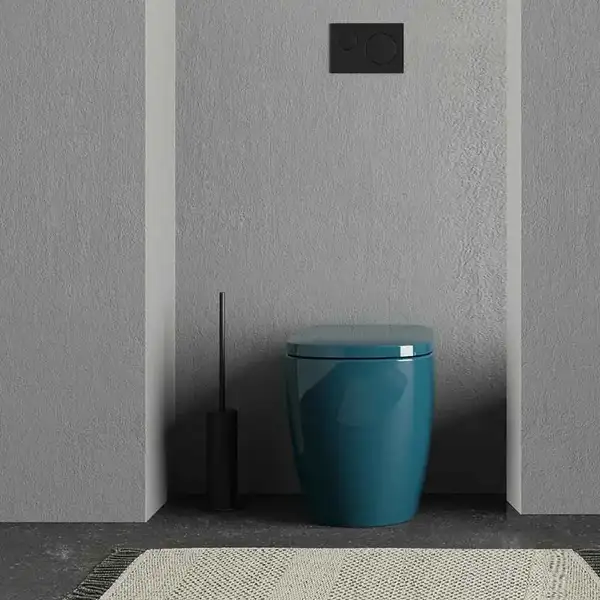 Унітаз підлоговий Nic Design Ovvio 37,4х53х42 см, Amazzonia глянець (003859077)