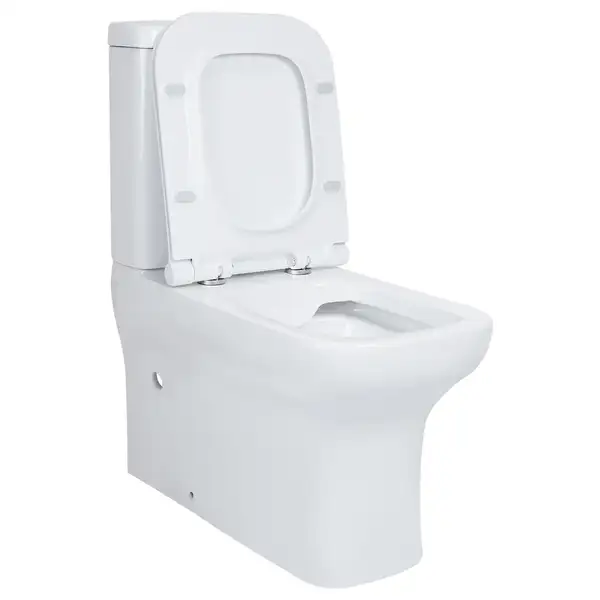 Унитаз-компакт Qtap Cardinal безободковый с сиденьем Soft-close QT0422C666PW Унитаз-компакт Qtap Cardinal безободковый с сиденьем Soft-close QT0422C666PW