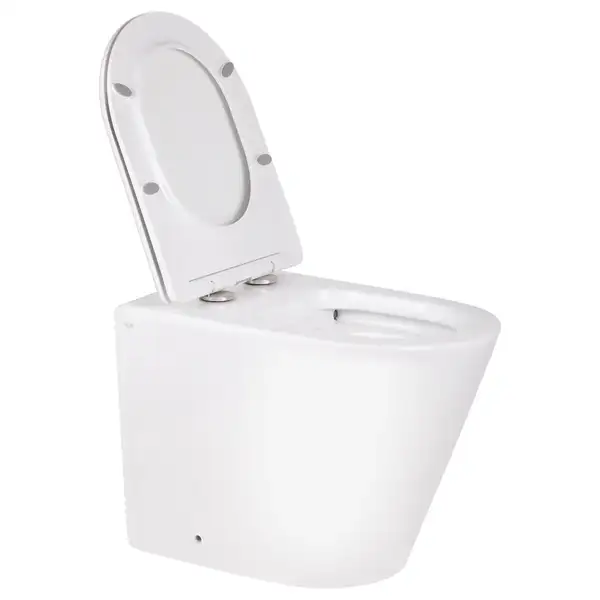 Унитаз напольный Qtap Swan безободковый с сиденьем Soft-close QT16223178W (QT16223178W) фото 12 Aquada.com.ua Унитаз напольный Qtap Swan безободковый с сиденьем Soft-close QT16223178W (QT16223178W) фото 12 Aquada.com.ua