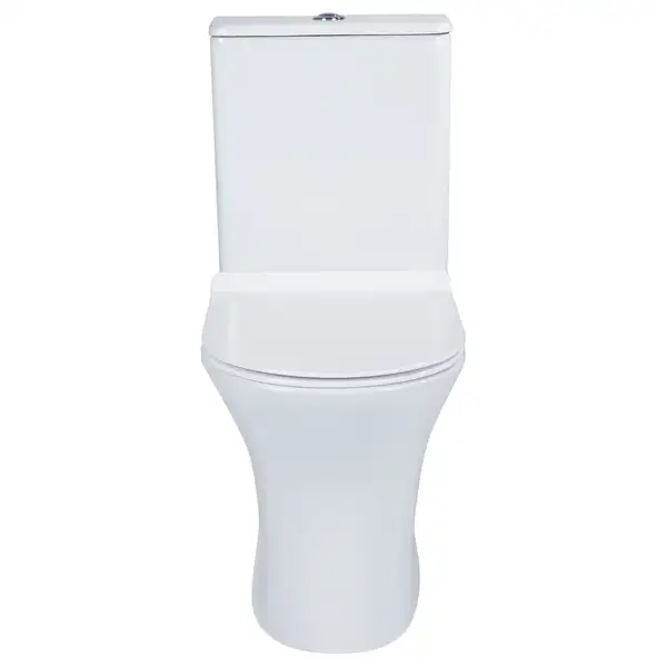 Qtap Presto Унітаз-компакт безобідковий, білий (QT24221217AW)