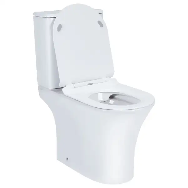 Qtap Presto Унітаз-компакт безобідковий, білий (QT24221217AW)