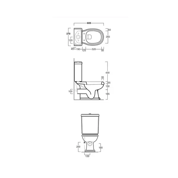 Бачок  Arcade AR822  SIMAS