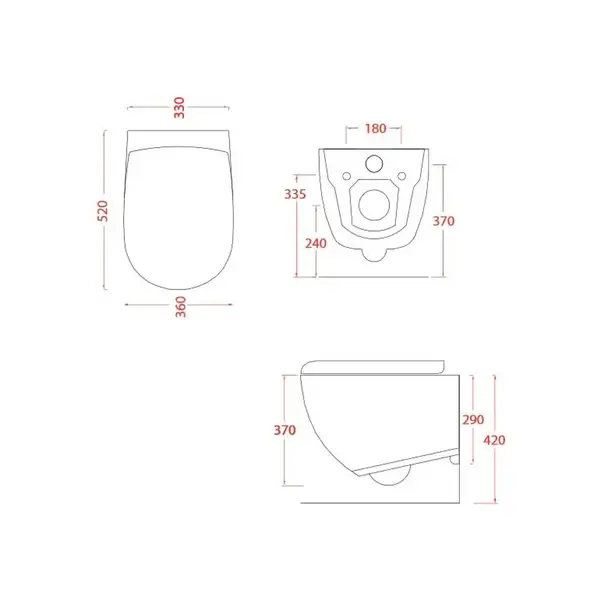 Унітаз підвісний безободковий Artceram FILE 2.0 білий (FLV004 01; 30) Унітаз підвісний безободковий Artceram FILE 2.0 білий (FLV004 01; 30)