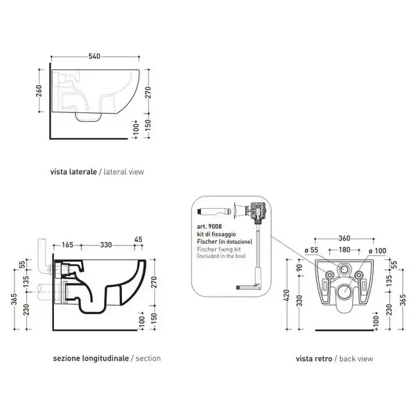 Flaminia APP Унітаз підвісний, Latte Milky матовий (AP118SLAT/APCW10LATTE) (AP118SLAT_APCW10LATTE)