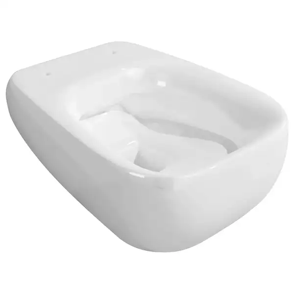 Унитаз подвесной Goclean® (безободковый) Flaminia Fluo с сиденьем Soft Close, цвет - Latte opaco (матовый) FU118G+FUCW05 Latte Унитаз подвесной Goclean® (безободковый) Flaminia Fluo с сиденьем Soft Close, цвет - Latte opaco (матовый) FU118G+FUCW05 Latte