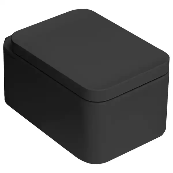 Унитаз подвесной Goclean® (безободковый) Flaminia Nile c сиденьем Soft Close, цвет - Black Matt (NL118G+NLCW03 Black Matt) Унитаз подвесной Goclean® (безободковый) Flaminia Nile c сиденьем Soft Close, цвет - Black Matt (NL118G+NLCW03 Black Matt)