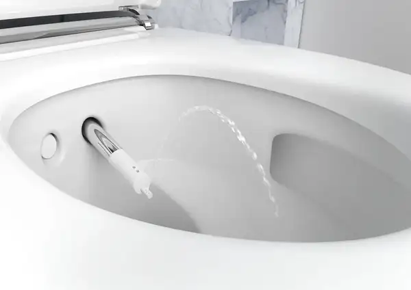 Подвесной унитаз-биде Geberit AquaClean Mera Classic (хром) (146.204.21.1) фото 4 Aquada.com.ua