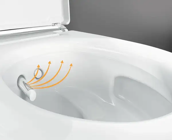 Подвесной унитаз-биде Geberit AquaClean Mera Classic (хром) (146.204.21.1) фото 5 Aquada.com.ua