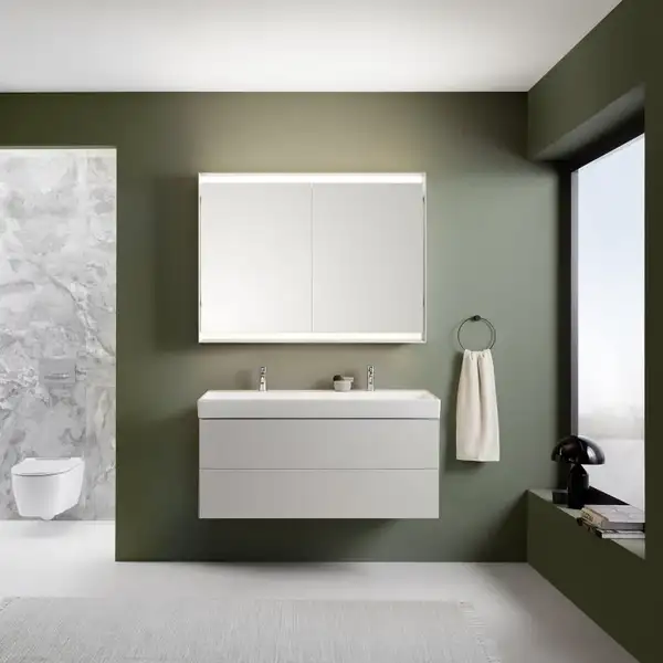 Geberit One Унитаз подвесной, белый матовый/хром (500.202.JT.1)
