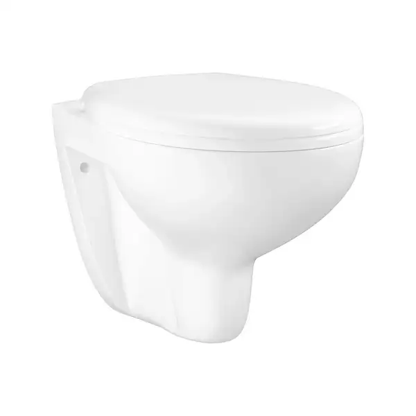 Унітаз підвісний Rimless (безободковий) Grohe Bau Ceramic в комплекті з сидінням Soft Close  39427000 + 39493000
