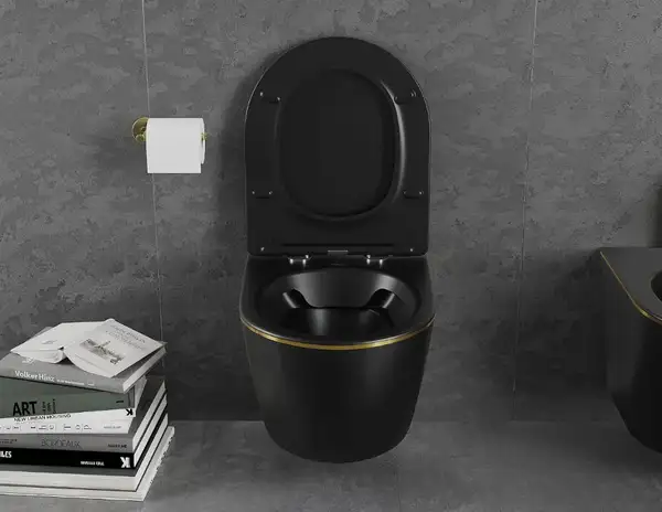 Подвесной унитаз MEXEN LENA BLACK MATT (MEX-30224075) Подвесной унитаз MEXEN LENA BLACK MATT (MEX-30224075)