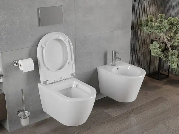Подвесной унитаз MEXEN RICO WHITE THICK ABS белый (MEX-30478000) Подвесной унитаз MEXEN RICO WHITE THICK ABS белый (MEX-30478000)