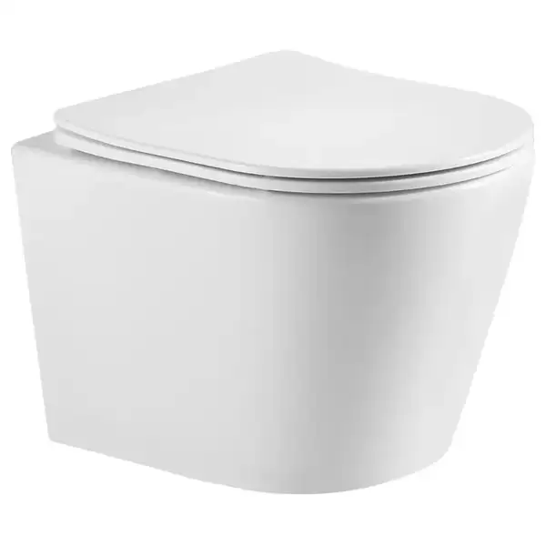 Унітаз підвісний Mixxus BEVEL-0302-R 520x360x365mm, система змиву RIMLESS (MI6709)