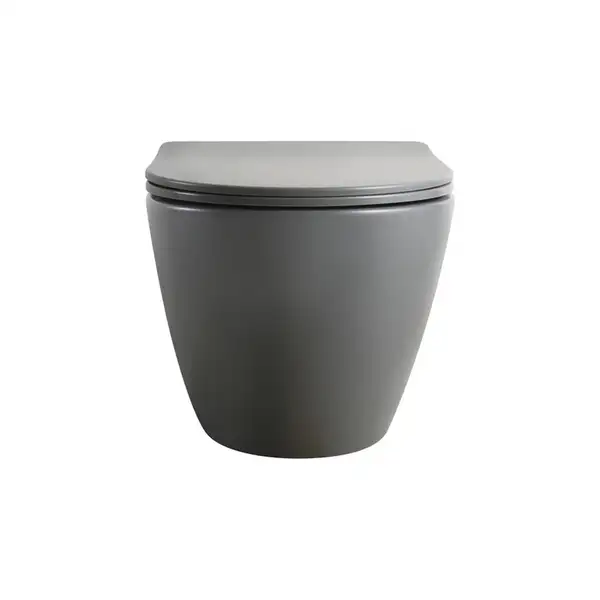 MIXXUS PREMIUM ELLIPSE-0309-T1 Унітаз підвісний, сірий (MP6655) MIXXUS PREMIUM ELLIPSE-0309-T1 Унітаз підвісний, сірий (MP6655)
