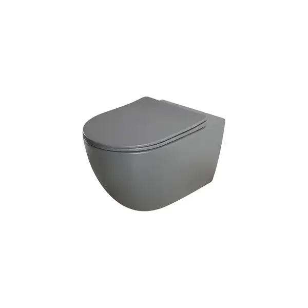 MIXXUS PREMIUM ELLIPSE-0309-T1 Унітаз підвісний, сірий (MP6655) MIXXUS PREMIUM ELLIPSE-0309-T1 Унітаз підвісний, сірий (MP6655)