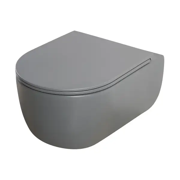 Mixxus Premium TOPPER-0303-R Унітаз підвісний, сірий (MP6657)