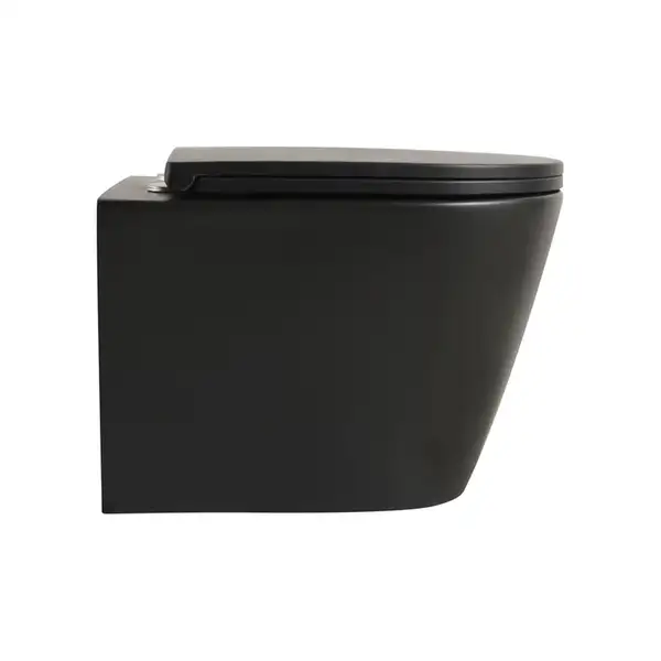 Унітаз підвісний Mixxus Premium BEVEL-0304-T1 BLACK 480x360x360mm сист. змиву TORNADO 1.0 (MP6677)