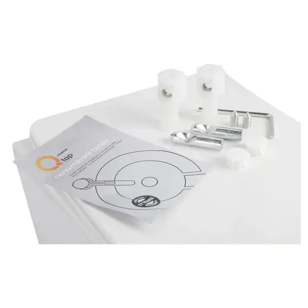 Унитаз подвесной Qtap Linnet безободковый с сиденьем Slim Soft-close QT0331106W