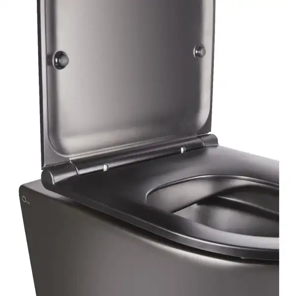 Унитаз подвесной Qtap Robin New безободковый с сиденьем Soft-close QT1333046ENRMB