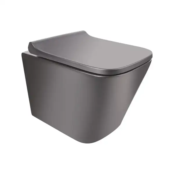 Унитаз подвесной Qtap Tern безободковый с сиденьем Soft-close QT1733052ERMB Унитаз подвесной Qtap Tern безободковый с сиденьем Soft-close QT1733052ERMB